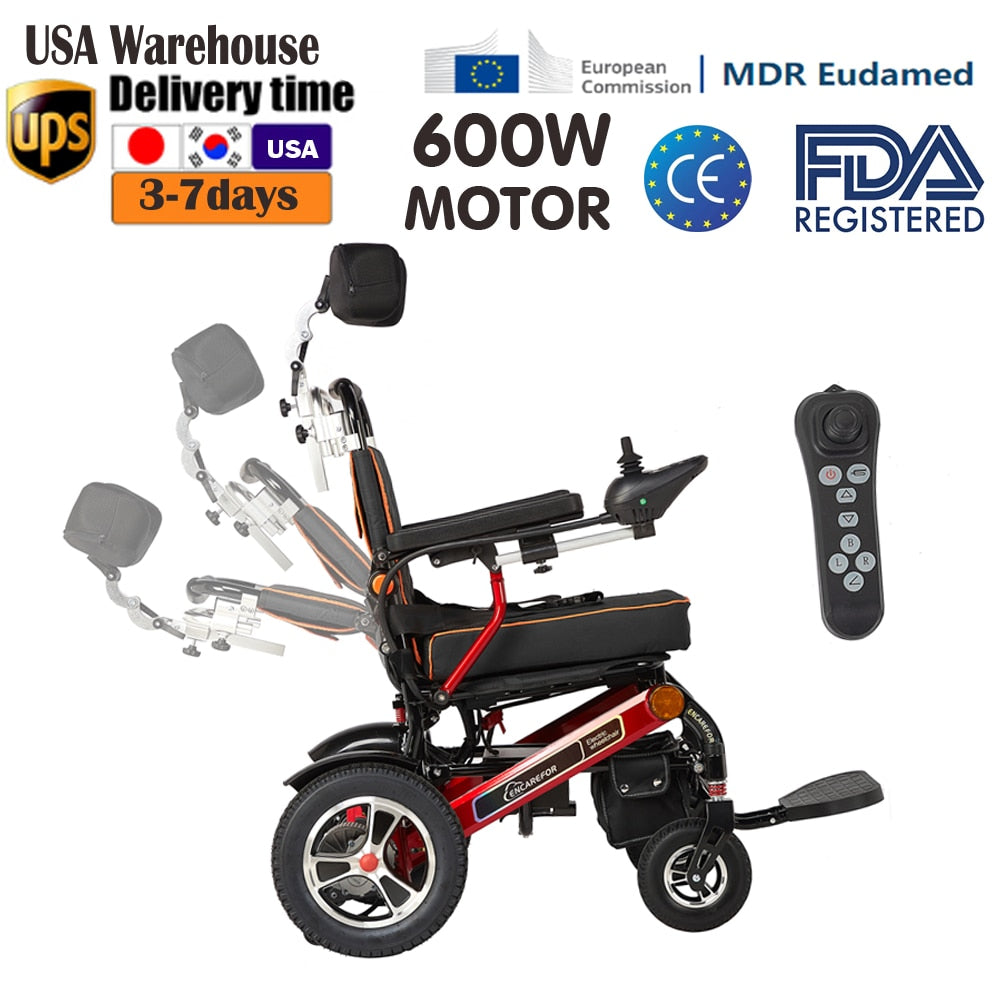 Electric Wheelchair 600W Motor